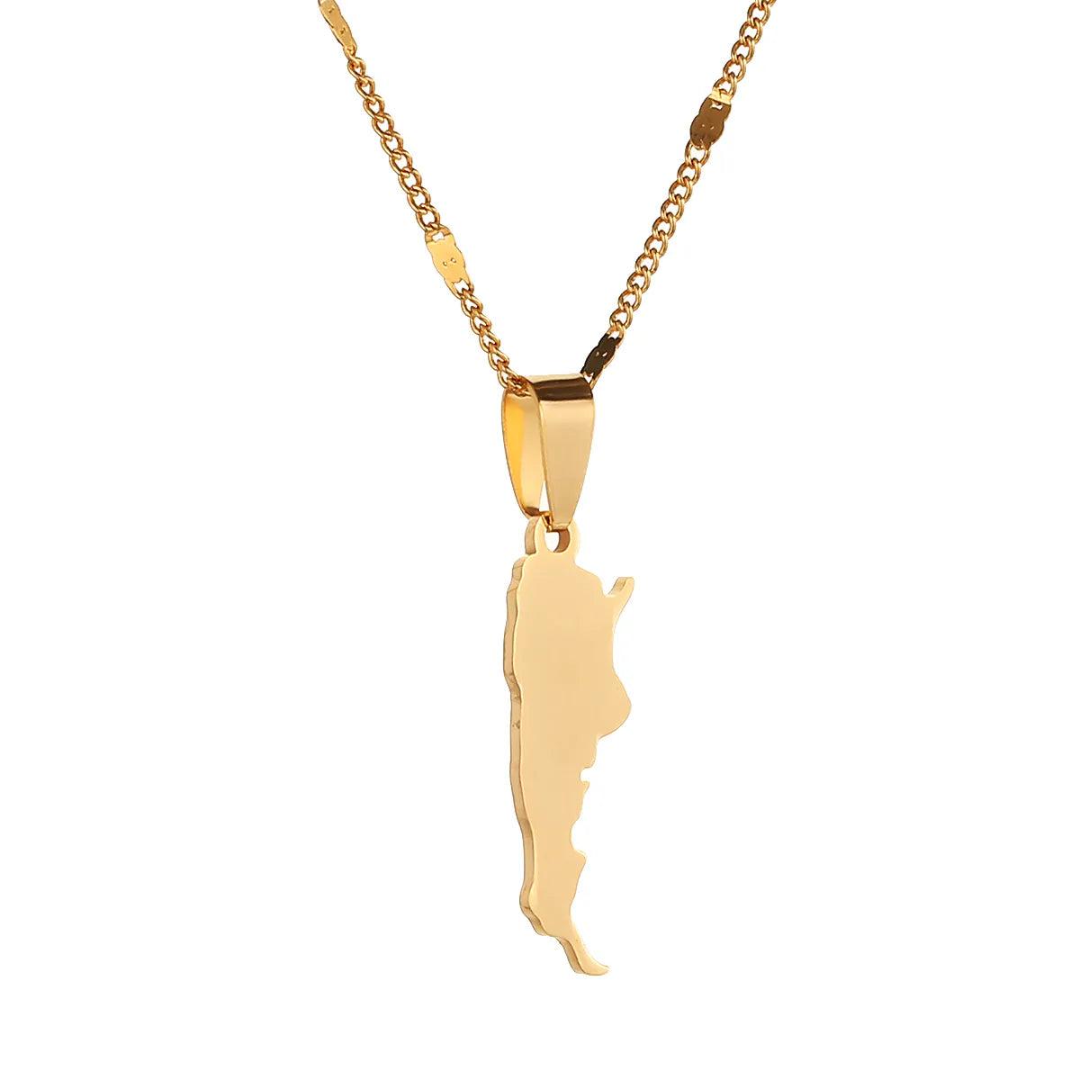 Argentina Map Necklace