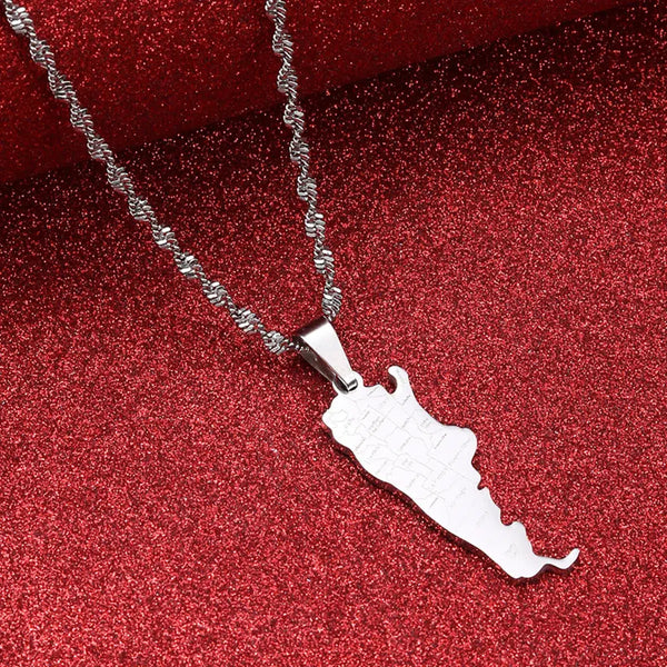 Argentina Map Necklace