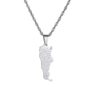 Argentina Map Necklace