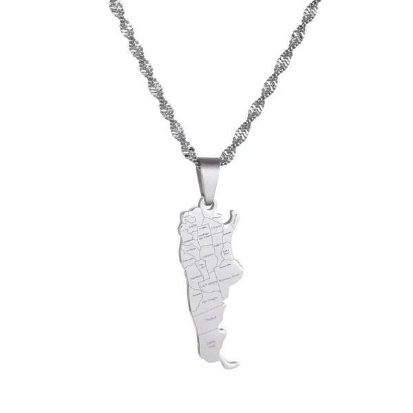 Argentina Map Necklace