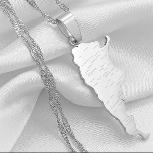 Argentina Map Necklace