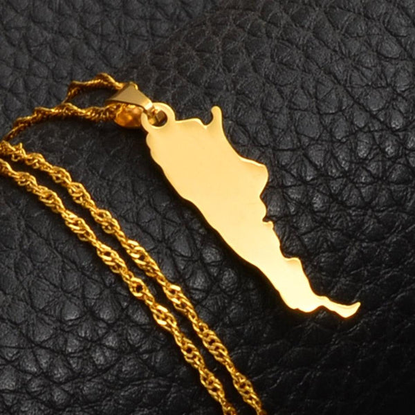 Argentina Map Necklace