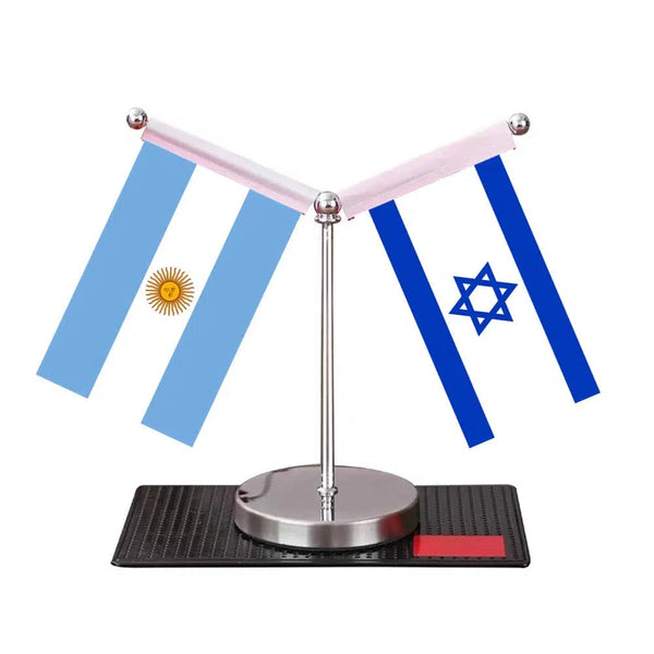Argentina Saudi Arabia Desk Flag - Custom Table Flags (Mini)
