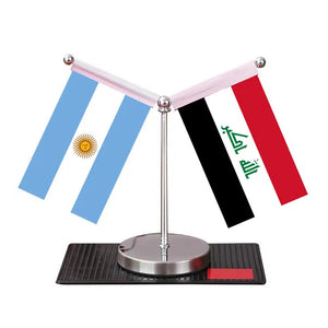 Argentina Saudi Arabia Desk Flag - Custom Table Flags (Mini)