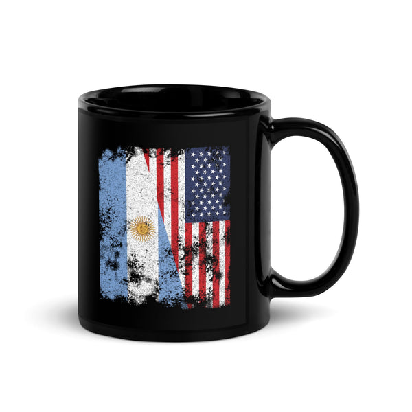 Argentina USA Flag - Half American Mug