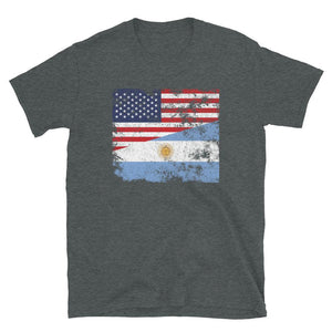 Argentina USA Flag T-Shirt