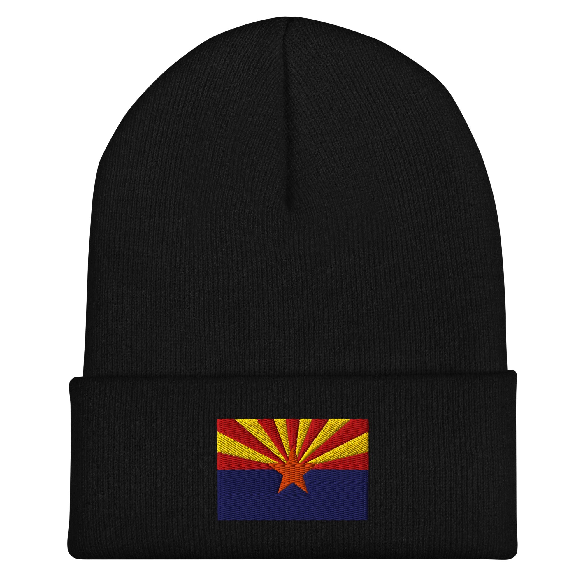 Arizona State Flag Beanie - Embroidered Winter Hat