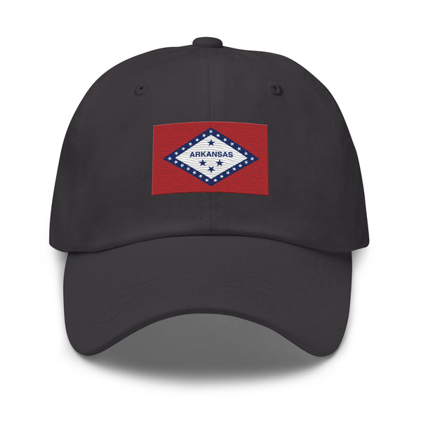 Arkansas State Flag Cap - Adjustable Embroidered Dad Hat