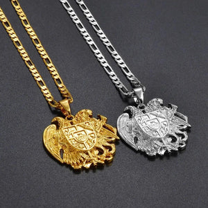 Armenia Eagle Pendant Necklace