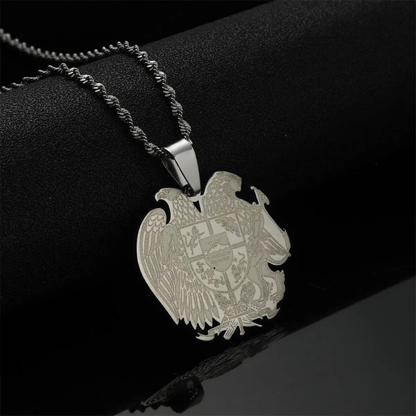 Armenia Eagle Pendant Necklace