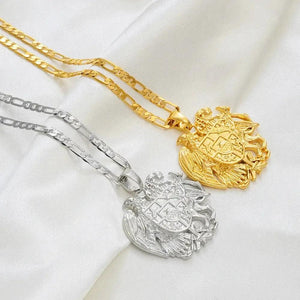 Armenia Eagle Pendant Necklace