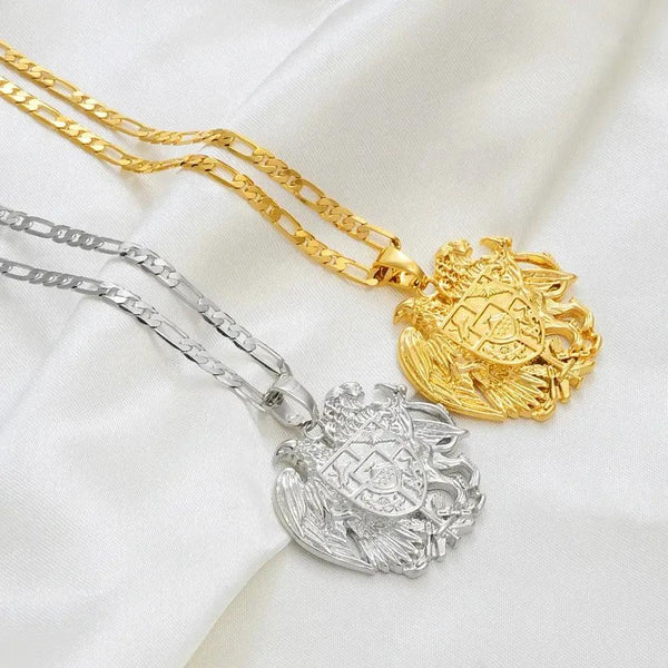 Armenia Eagle Pendant Necklace