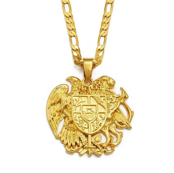 Armenia Eagle Pendant Necklace