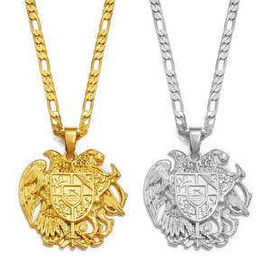 Armenia Eagle Pendant Necklace