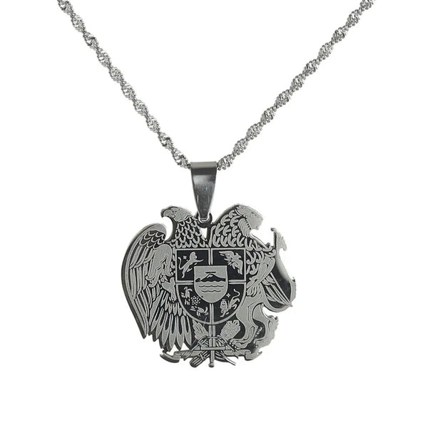 Armenia Eagle Pendant Necklace