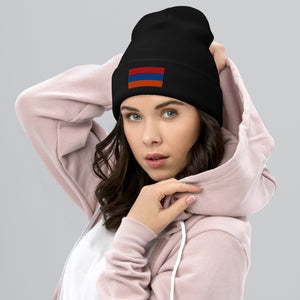 Armenia Flag Beanie - Embroidered Winter Hat