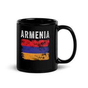 Armenia Flag Distressed - Armenian Flag Mug