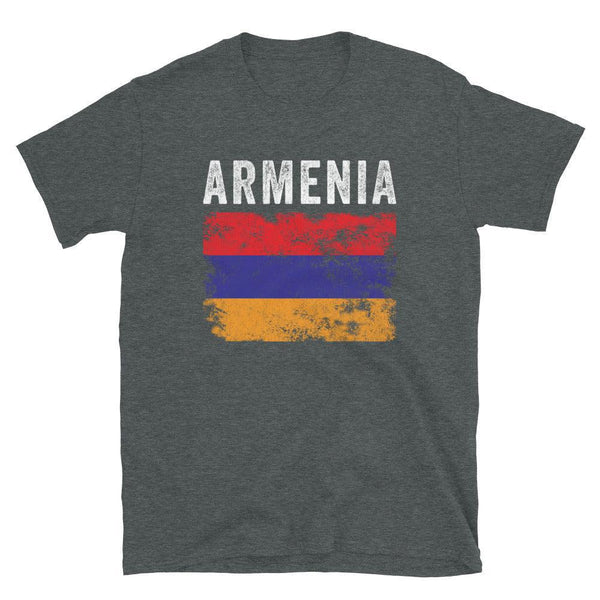 Armenia Flag Distressed - Armenian Flag T-Shirt
