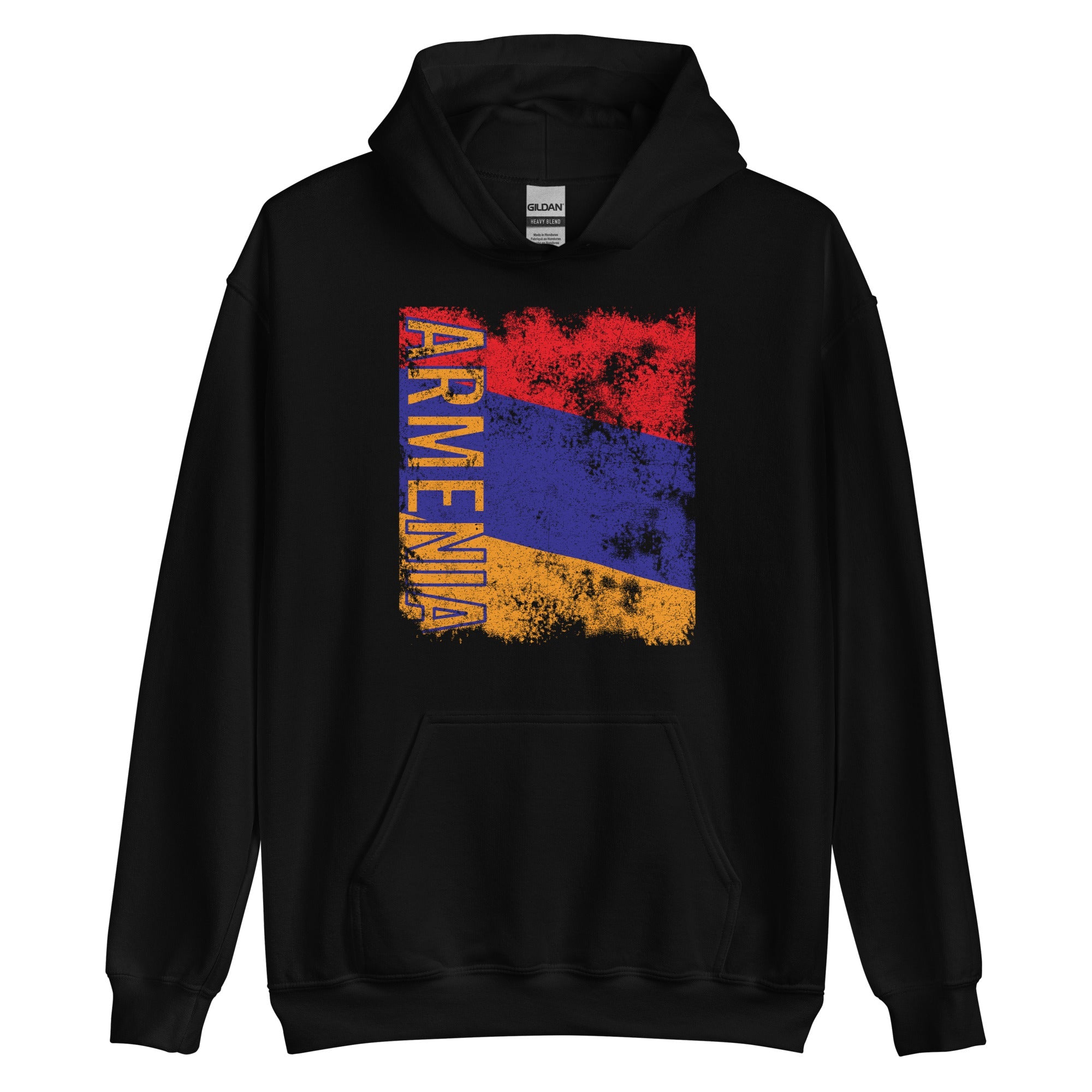 Armenia Flag Distressed Hoodie