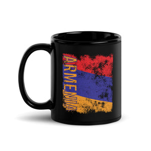 Armenia Flag Distressed Mug