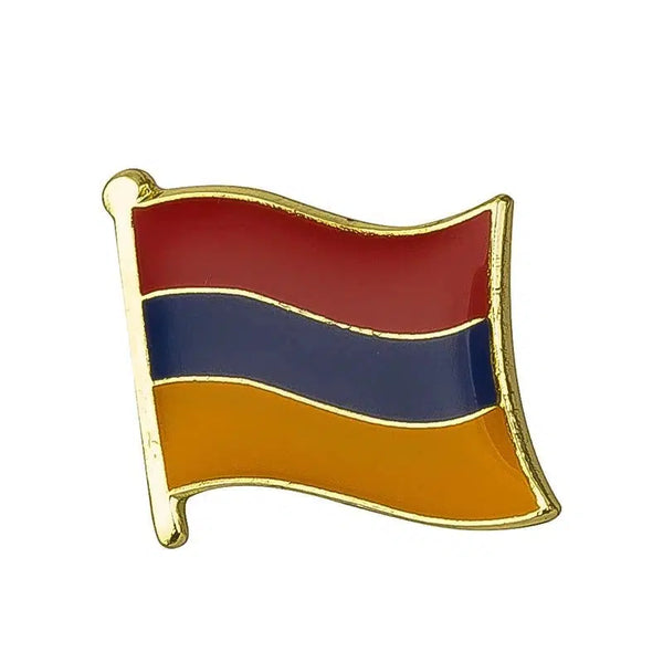 Armenia Flag Lapel Pin - Enamel Pin Flag