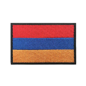 Armenia Flag Patch - Iron On/Hook & Loop Patch