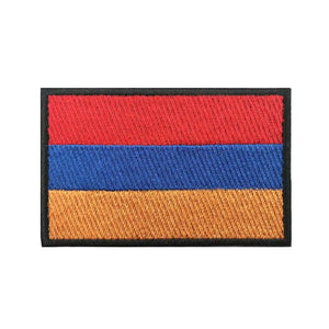 Armenia Flag Patch - Iron On/Hook & Loop Patch