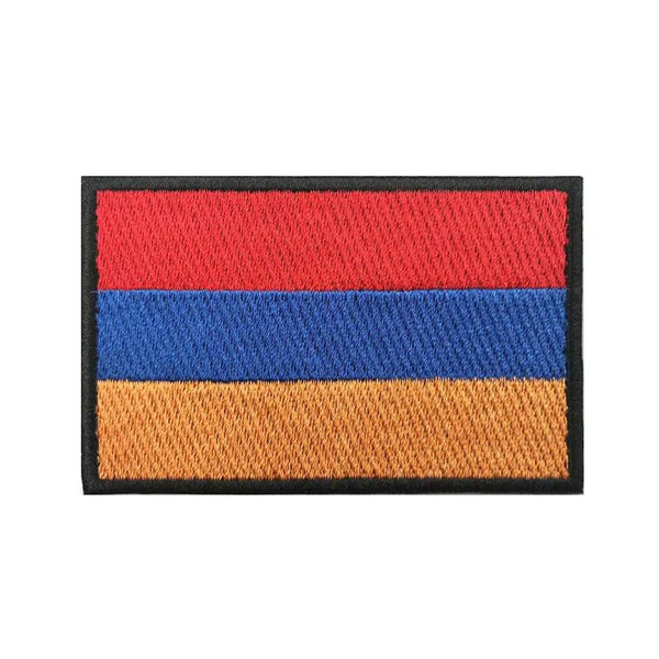 Armenia Flag Patch - Iron On/Hook & Loop Patch