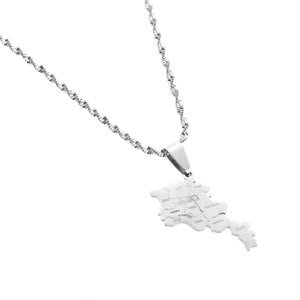 Armenia Map Necklace