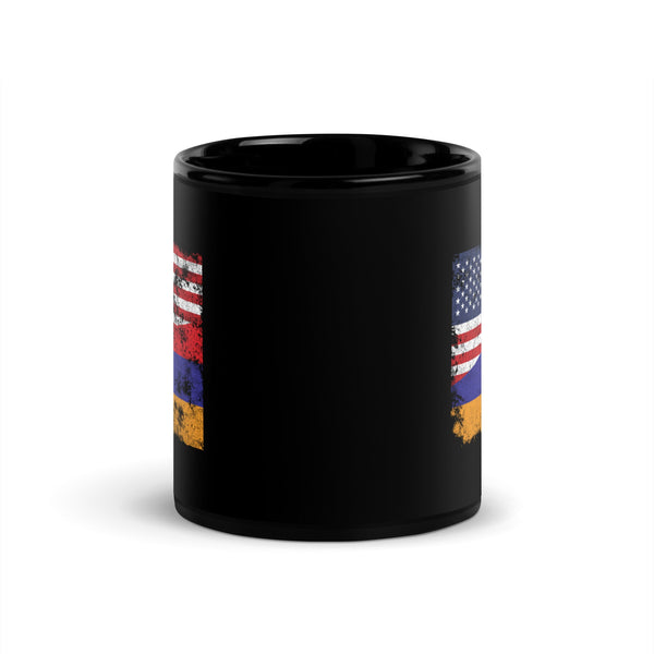 Armenia USA Flag Mug