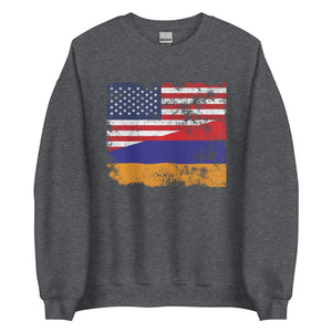 Armenia USA Flag Sweatshirt