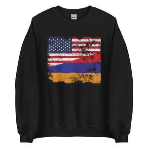 Armenia USA Flag Sweatshirt