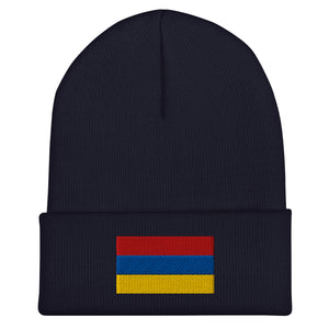 Armenia Flag Beanie - Embroidered Winter Hat