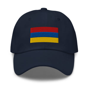 Armenia Flag Cap - Adjustable Embroidered Dad Hat