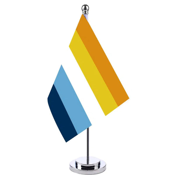 Aroace Pride Desk Flag - Small LGBTQIA2S+ Table Flag