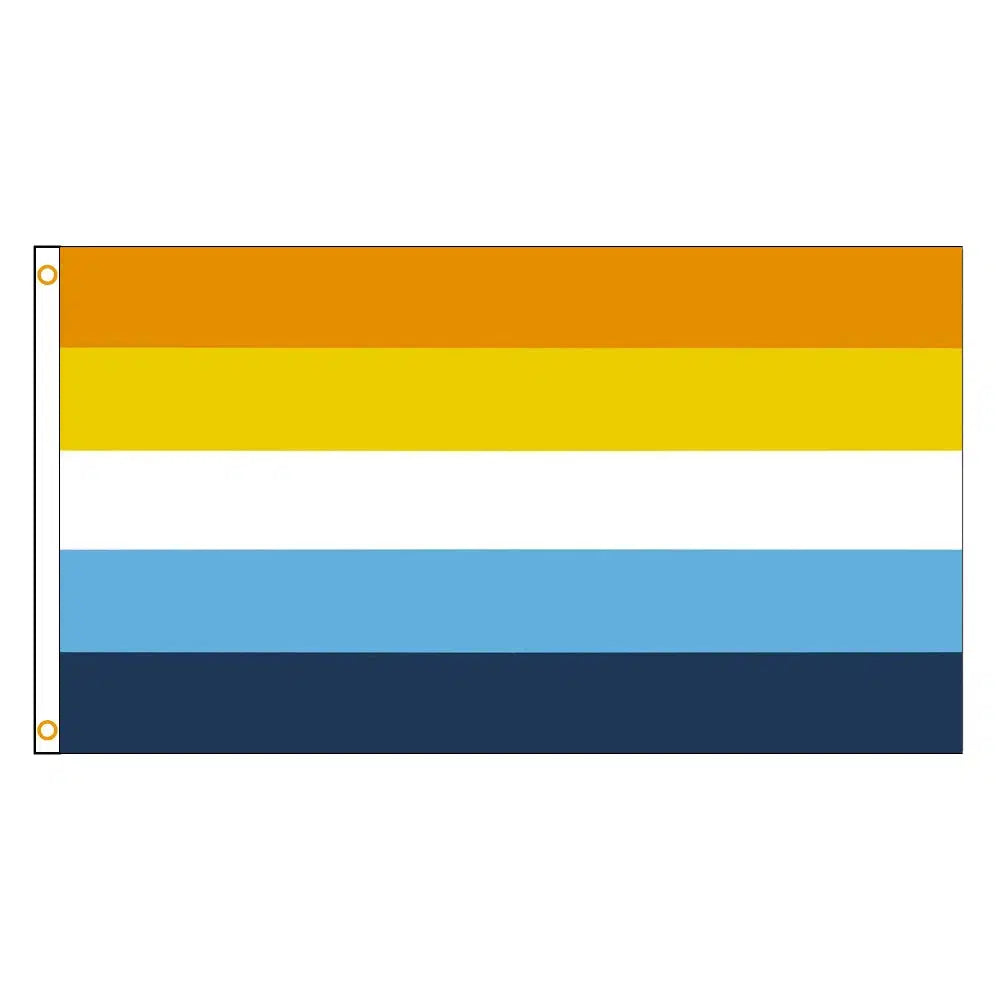 Aroace Pride Flag - 90x150cm(3x5ft) - 60x90cm(2x3ft) - LGBTQIA2S+
