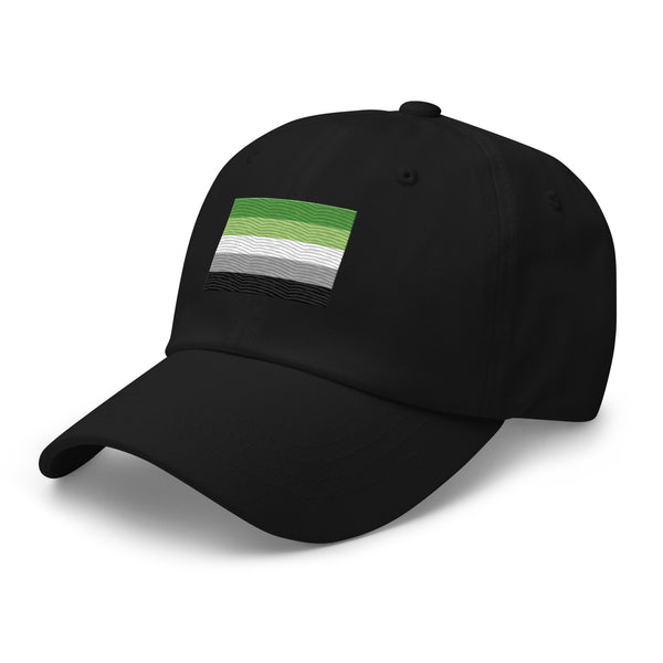 Aromantic Flag Cap - Adjustable Embroidered LGBT+ Dad Hat