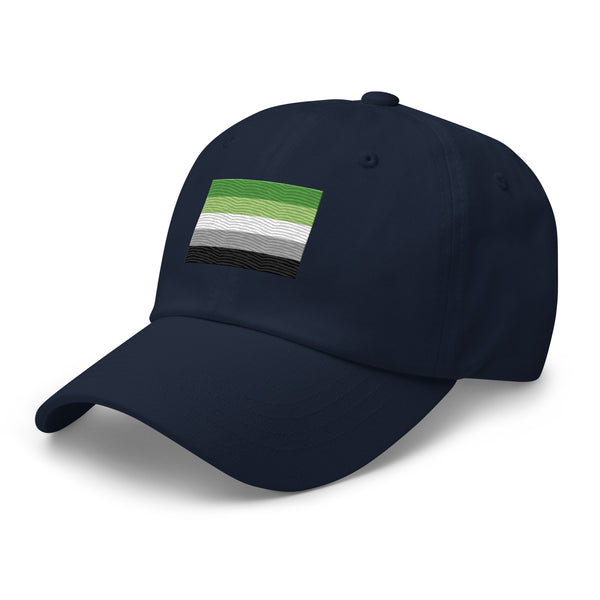 Aromantic Flag Cap - Adjustable Embroidered LGBT+ Dad Hat