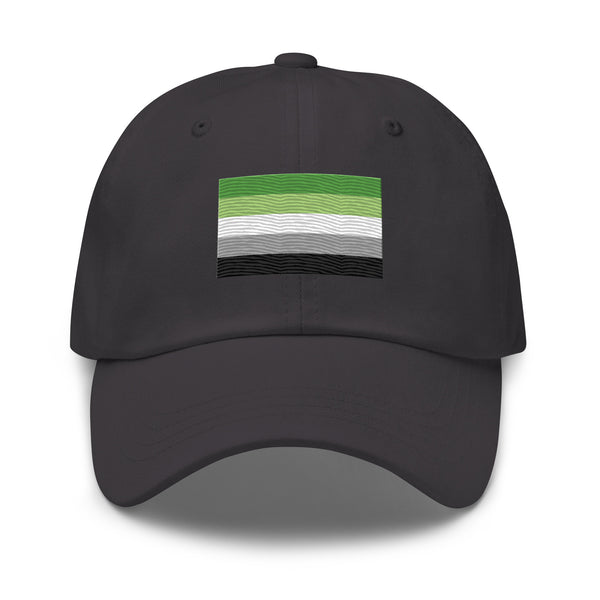 Aromantic Flag Cap - Adjustable Embroidered LGBT+ Dad Hat