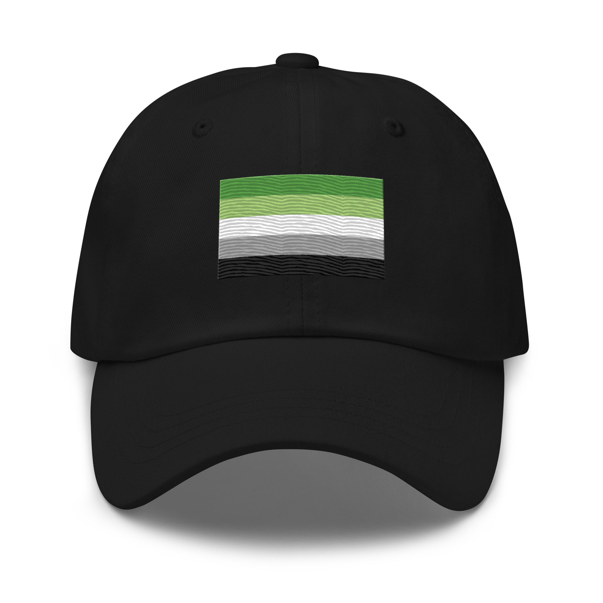 Aromantic Flag Cap - Adjustable Embroidered LGBT+ Dad Hat