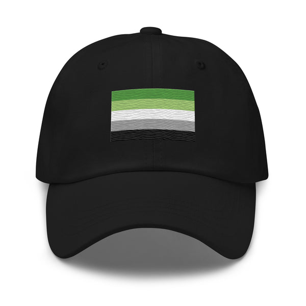Aromantic Flag Cap - Adjustable Embroidered LGBT+ Dad Hat