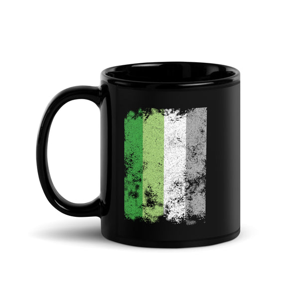 Aromantic Flag - Distressed LGBTQIA2S+ Mug