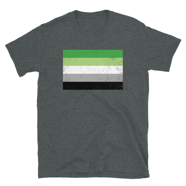 Aromantic Flag - LGBT+ T-Shirt