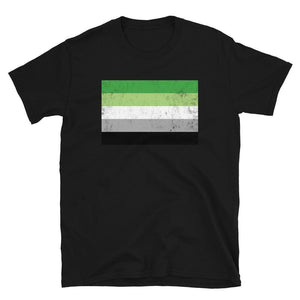 Aromantic Flag - LGBT+ T-Shirt