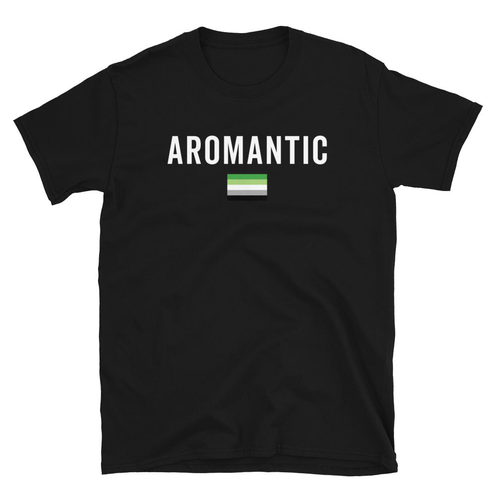 Aromantic Flag - LGBT+ T-Shirt