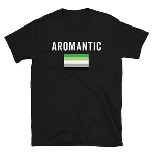 Aromantic Flag - LGBT+ T-Shirt