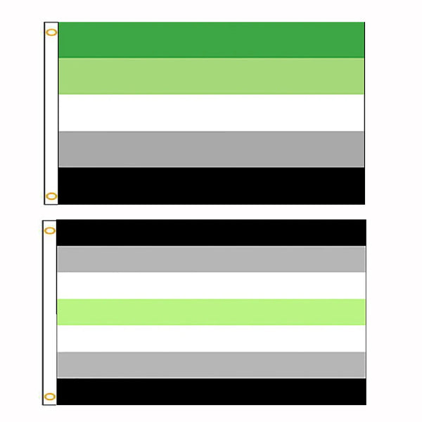 Aromantic and Agender Pride Flags - 90x150cm(3x5ft) - 60x90cm(2x3ft) - LGBTQ+
