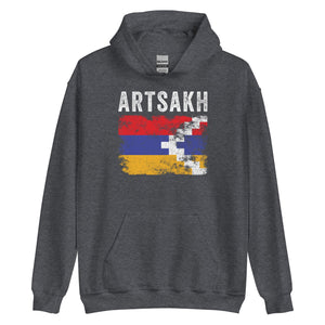 Artsakh Flag Distressed - Artsakhi Flag Hoodie