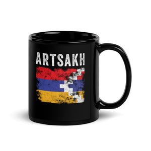Artsakh Flag Distressed - Artsakhi Flag Mug