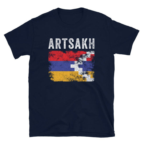 Artsakh Flag Distressed - Artsakhi Flag T-Shirt